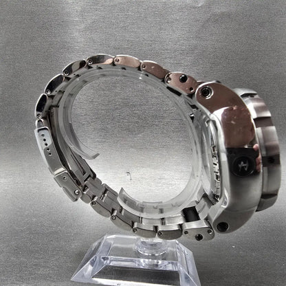 Invicta Reserve Sea Dragon Chronograph Watch Men 52mm Black Dial Silver New Batt8