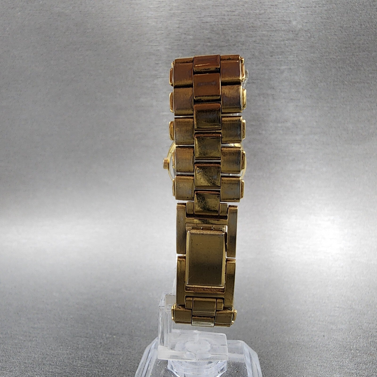 Seiko Watch Women 24mm Cream Dial Gold Tone Round 4N010261 New Battery VTG7