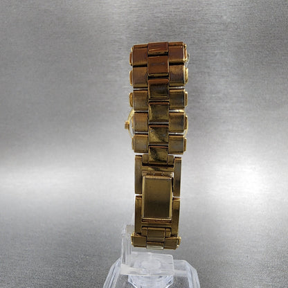 Seiko Watch Women 24mm Cream Dial Gold Tone Round 4N010261 New Battery VTG7