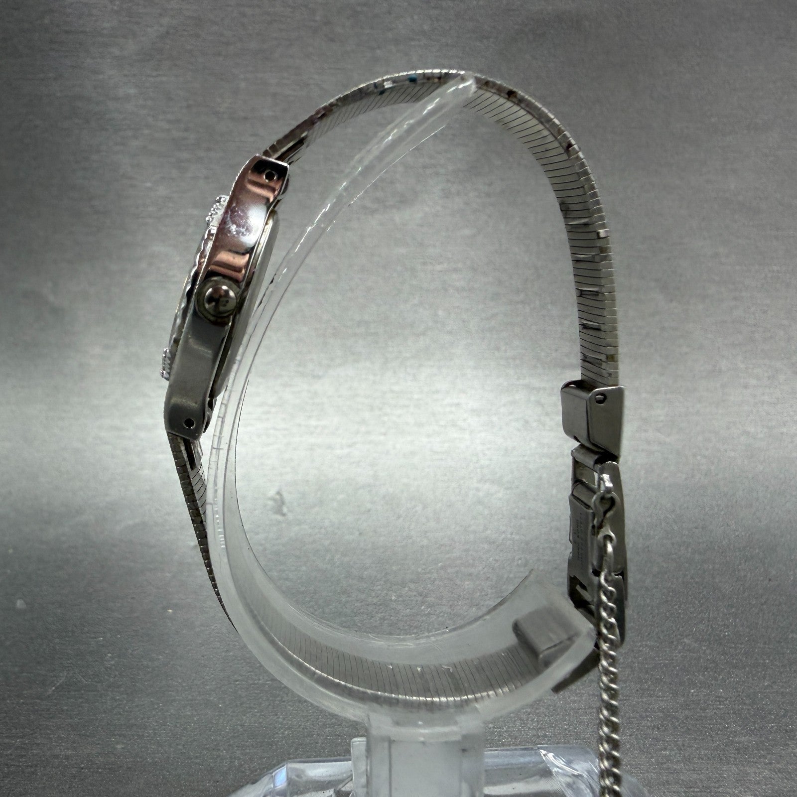Bulova Watch Women 17mm Silver Dial Silver Tone Round 91L09 New Battery Vintage6
