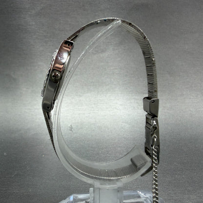 Bulova Watch Women 17mm Silver Dial Silver Tone Round 91L09 New Battery Vintage6