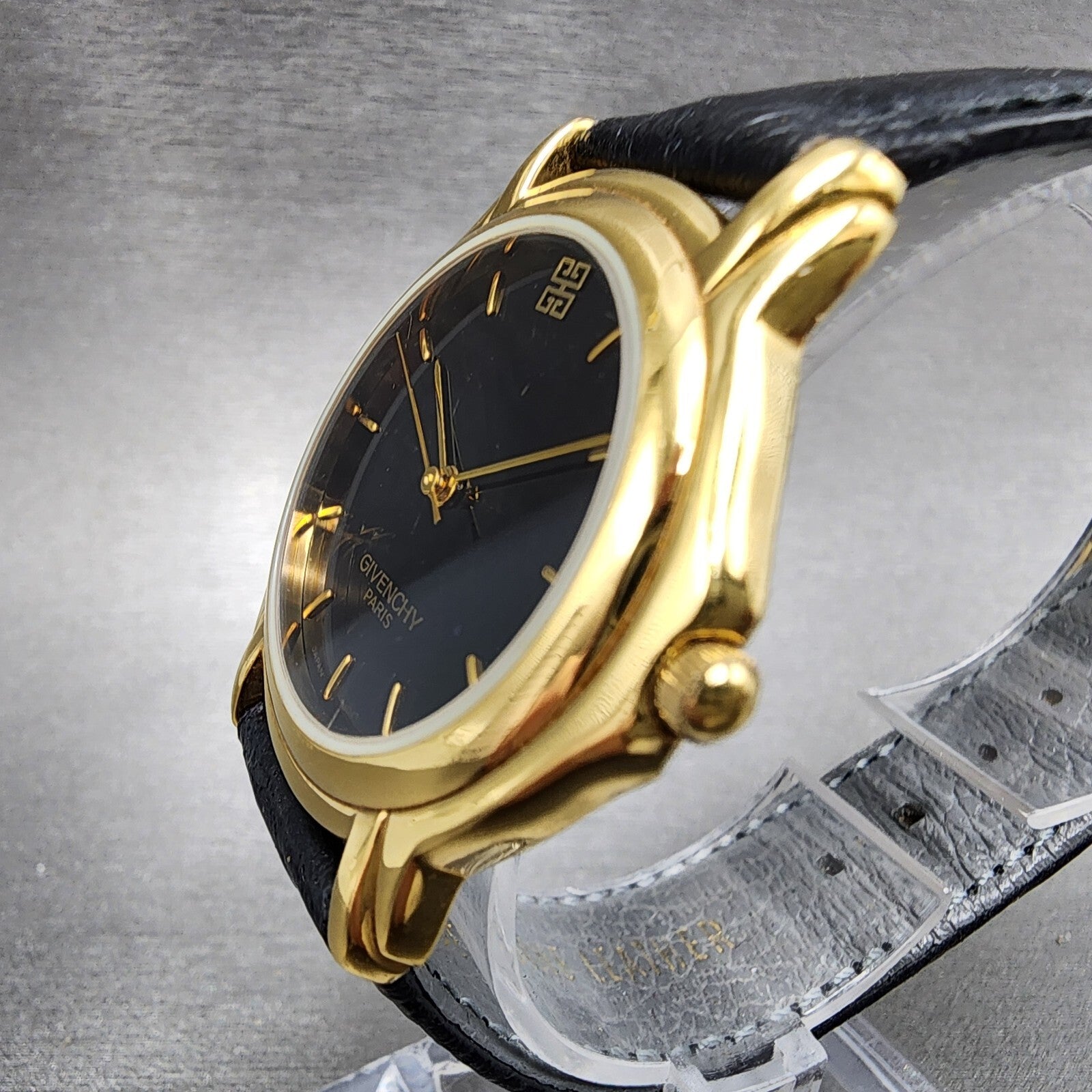 Givenchy Watch Men 34mm Black Dial Gold Tone Round GIV6344MYS PARTS3
