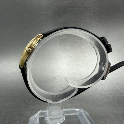Seiko Watch Women 20mm Champagne Dial Gold Tone Round 2Y01-0A19 New Battery VTG6