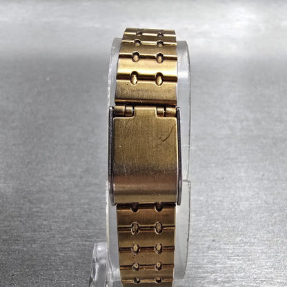 Seiko SX Tank Watch Women 17mm White Dial Gold Rectangle 2Y01-5D20 New Battery7