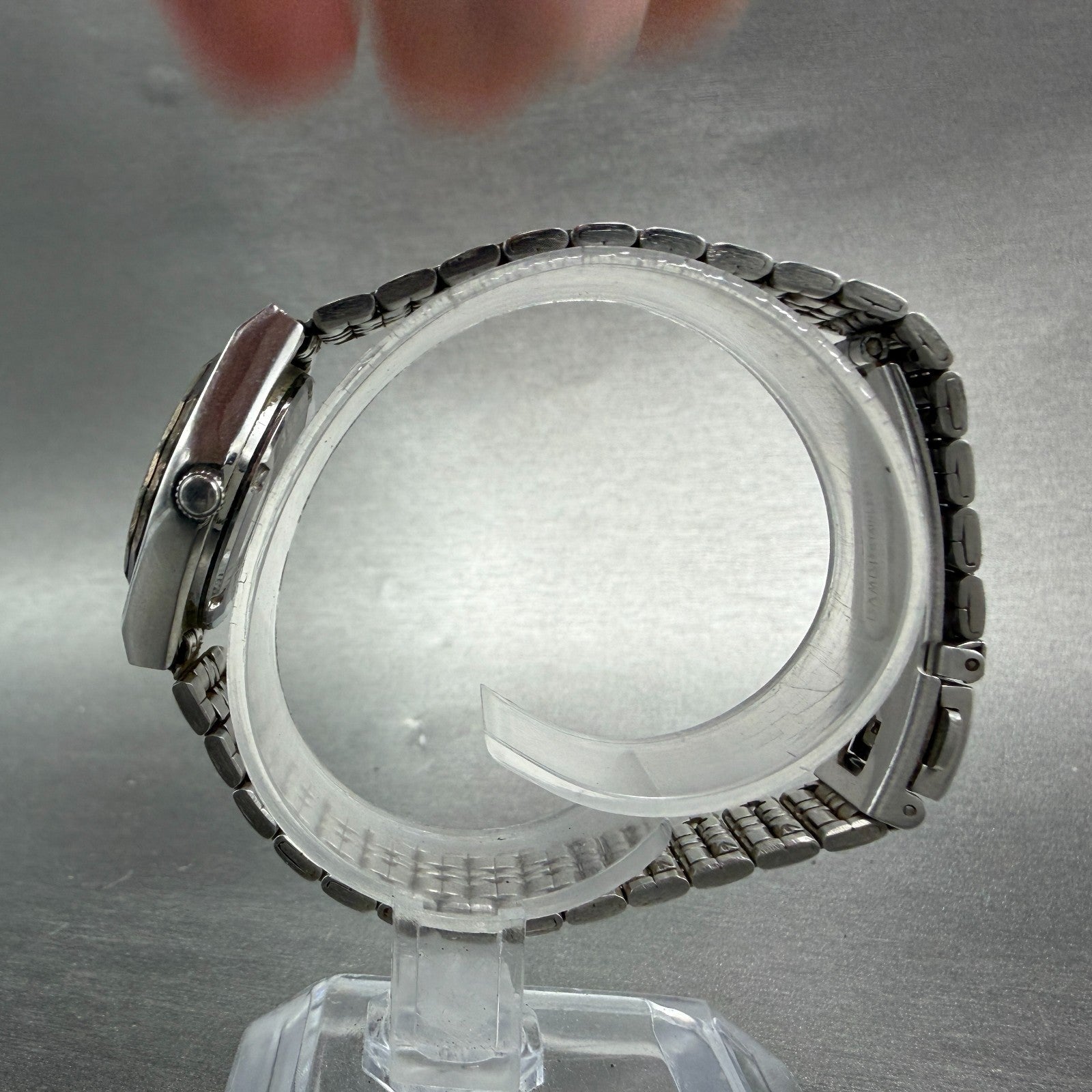 Seiko Watch Women 24mm Silver Dial Silver Tone Daydate 7903-0060 New Battery6