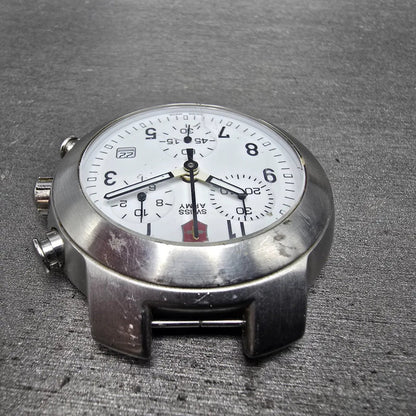 Victorinox Swiss Army Maverick chronograph Watch Men 42mm White Dial Steel Works4