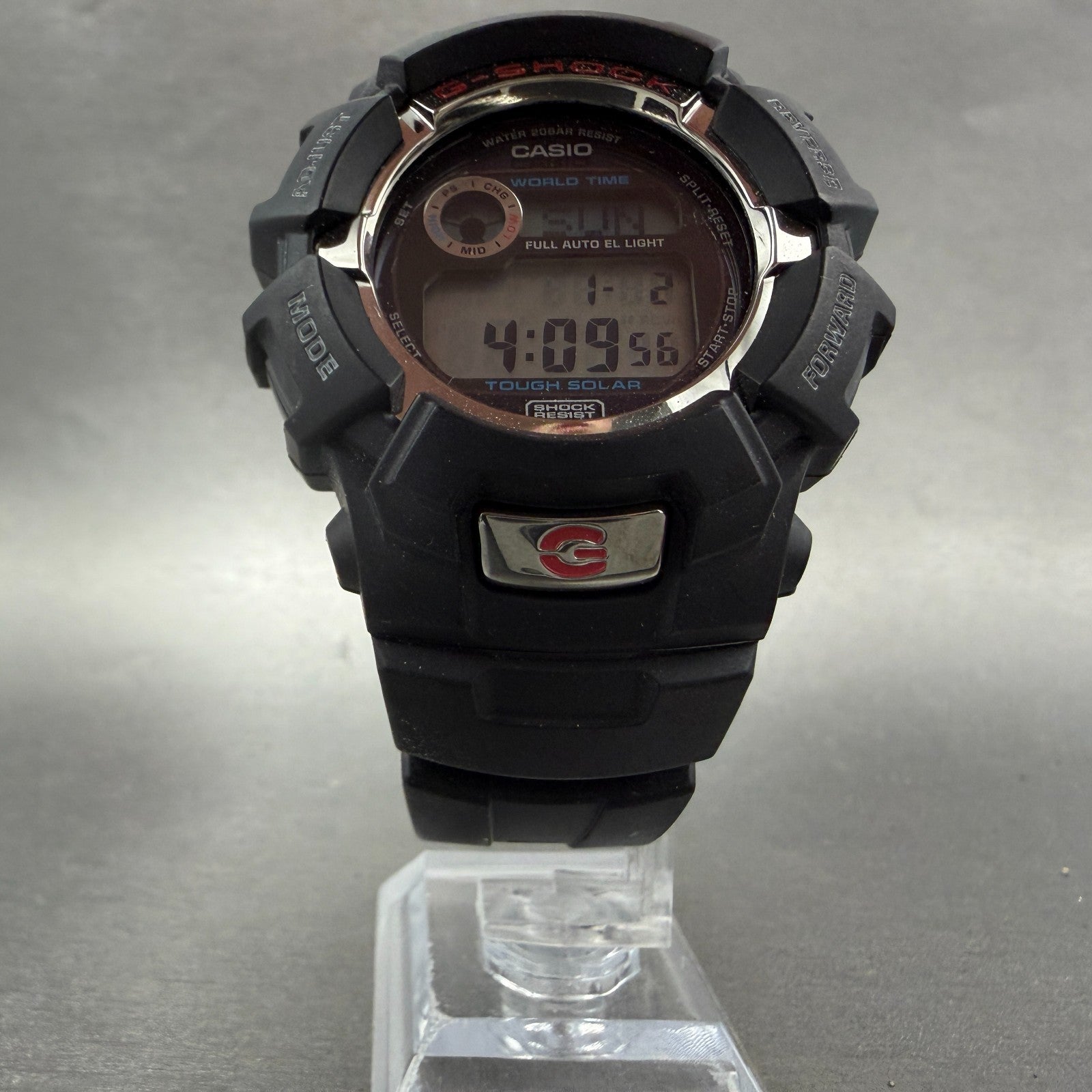 Casio G-Shock G-2310R Watch Men 46mm Digital Black Alarm Chrono Solar Works5