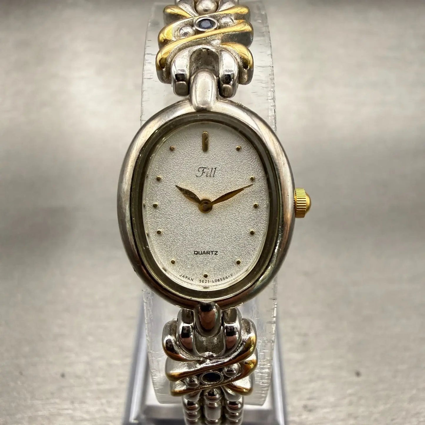 Citizen Vega Fill Watch Women 17mm Silver Dial Silver Oval 5E21-L02761 New Batt0