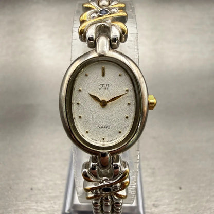 Citizen Vega Fill Watch Women 17mm Silver Dial Silver Oval 5E21-L02761 New Batt0