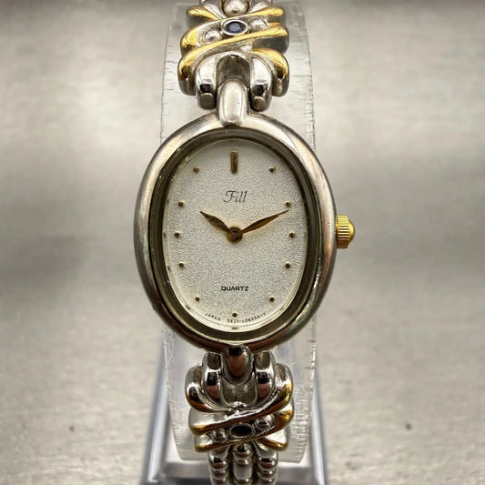 Citizen Vega Fill Watch Women 17mm Silver Dial Silver Oval 5E21-L02761 New Batt0