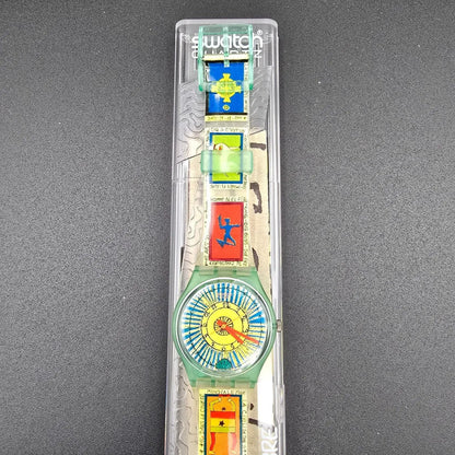 Swatch Artist Series 1996 Boxed Set of 6 Watches Men 34mm New Battery NOS Spring11