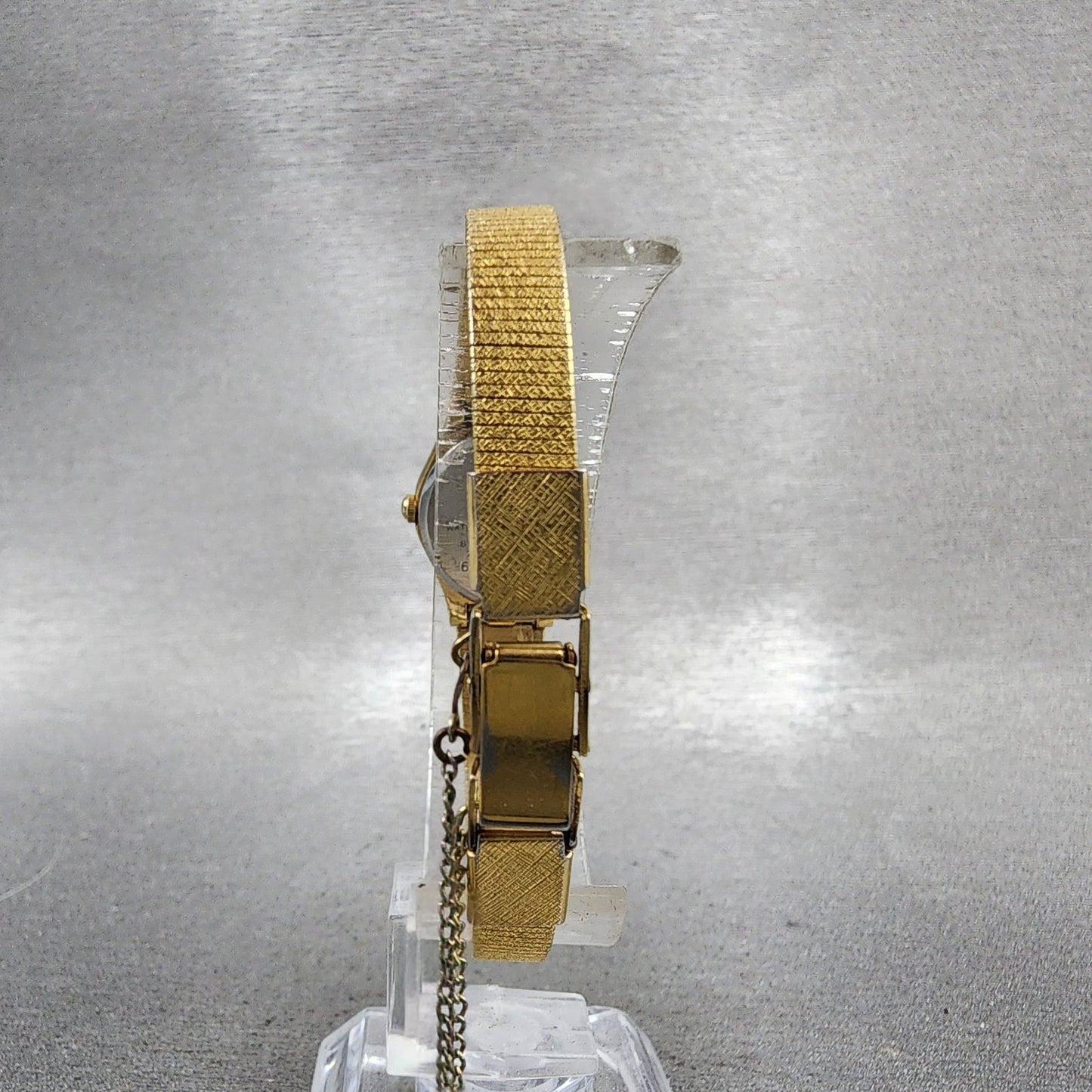 Seiko Watch Women 19mm Gold Dial Gold Tone Round 2P210A79 New Battery VTG7