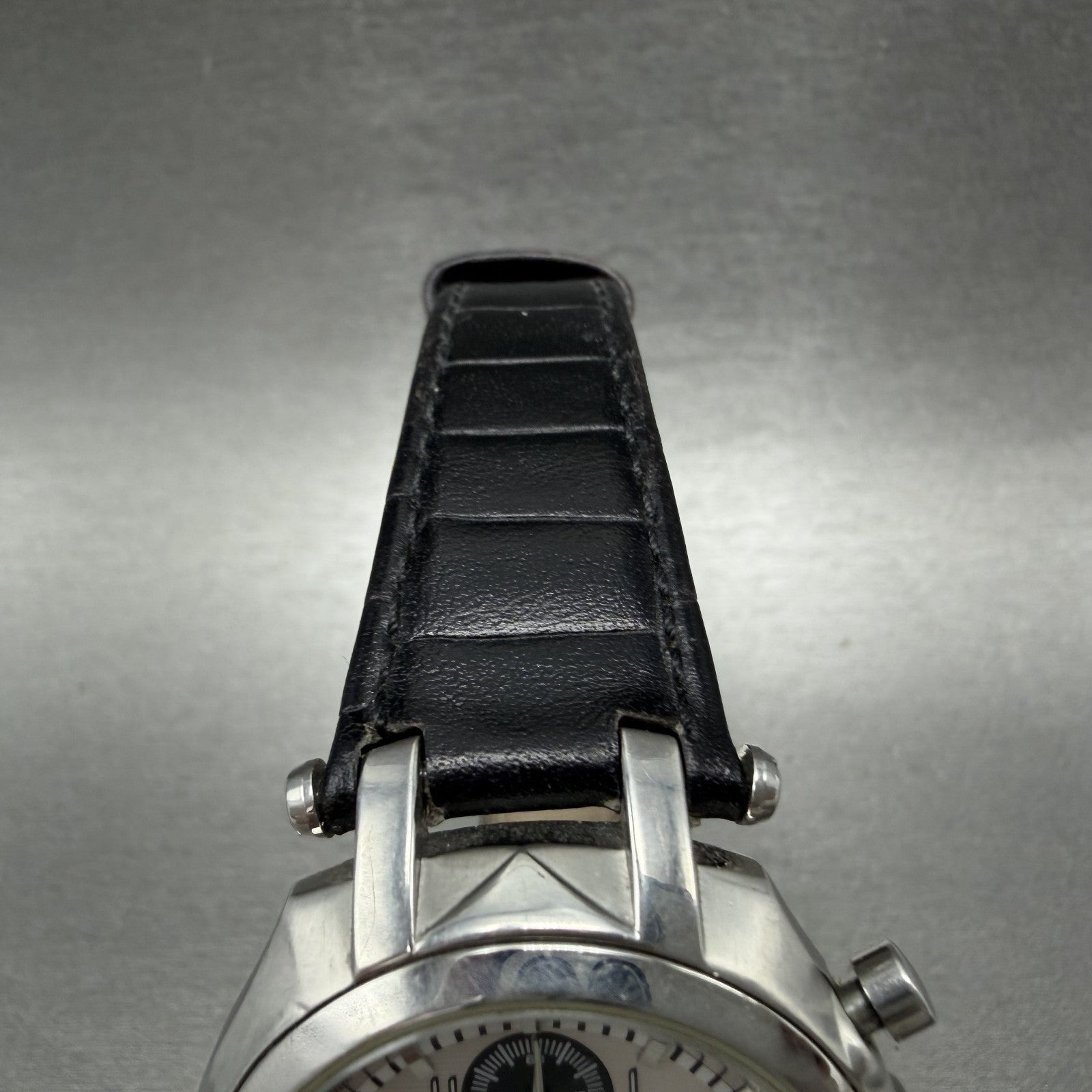 Michael Kors Chronograph Watch Women 36mm White Dial Steel Date MK5003 New Batt5