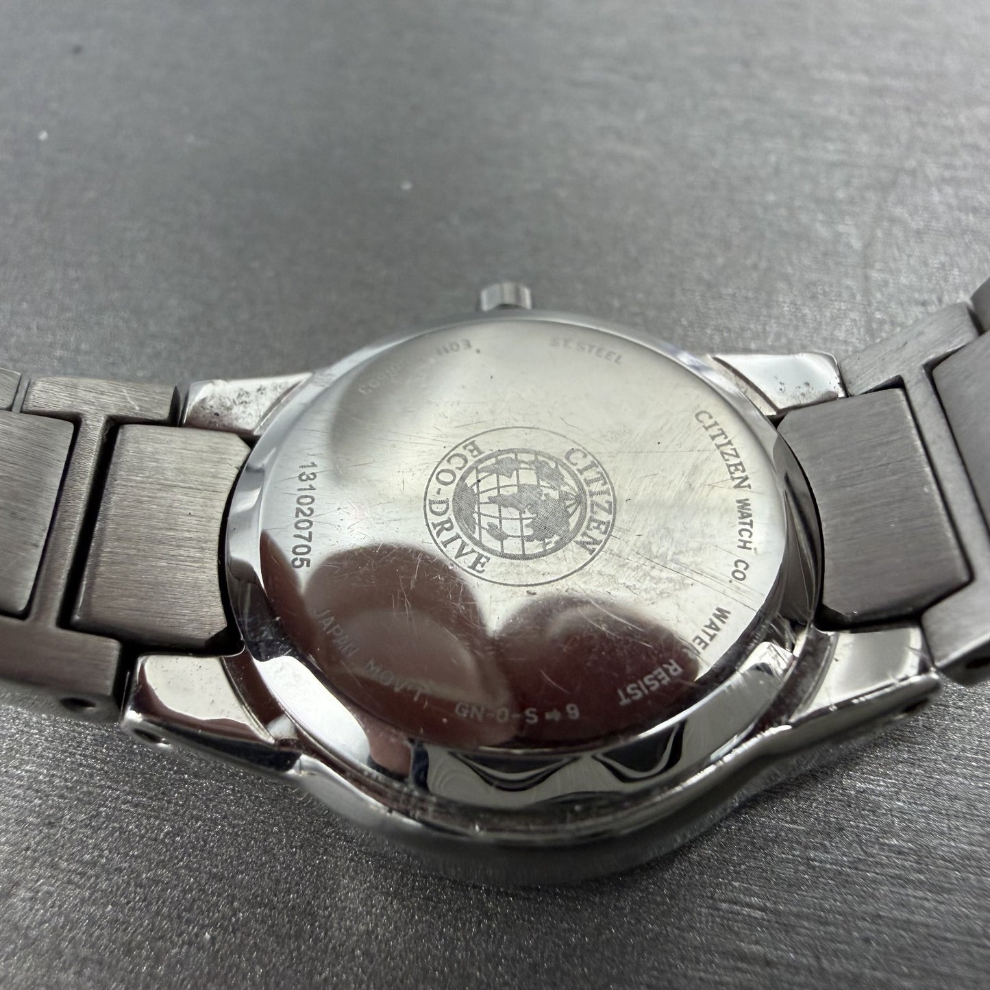 Citizen Eco-Drive Watch Women 26mm Black Dial Steel Date Round E011-S058503 67129