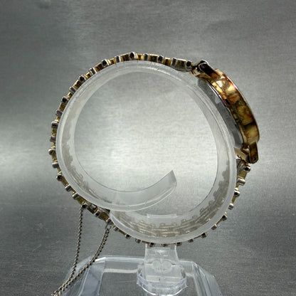 Seiko Watch Women 25mm White Dial Gold Tone Round 5421-0090 New Battery VTG 38