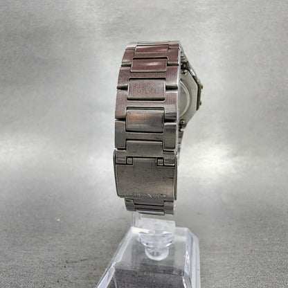 Casio A164W 593 Watch Men 34mm Digital Silver Tone Alarm Chrono VTG PARTS7