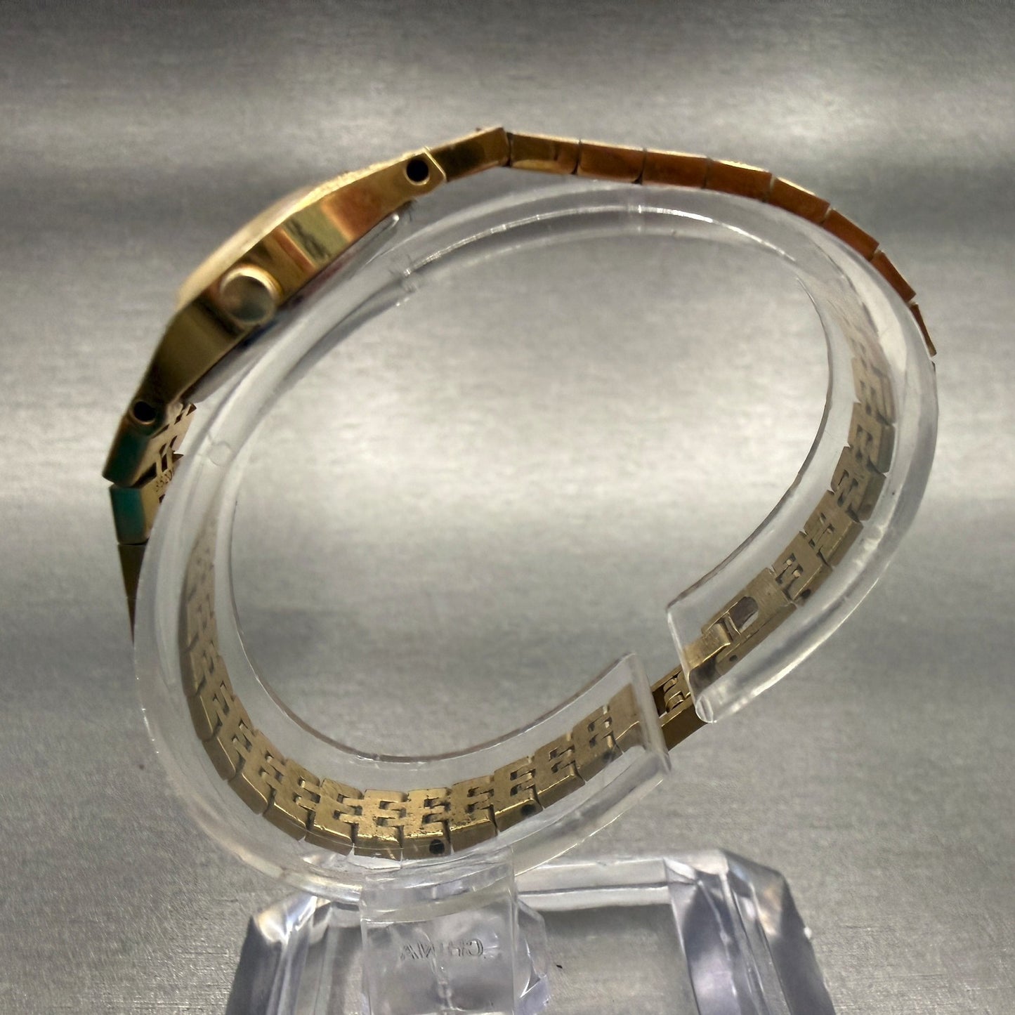 Seiko Watch Women 18mm Gold Dial Gold Tone Oval 2C20-5759 Vintage New Battery6