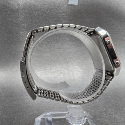 Seiko Analog Digital Watch Men 31mm Champagne Dial Two Tone H449-5050 New Batt8