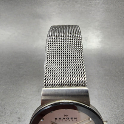 Skagen Watch Women 26mm Silver Dial Stainless Steel Round 358SSSD New Battery4