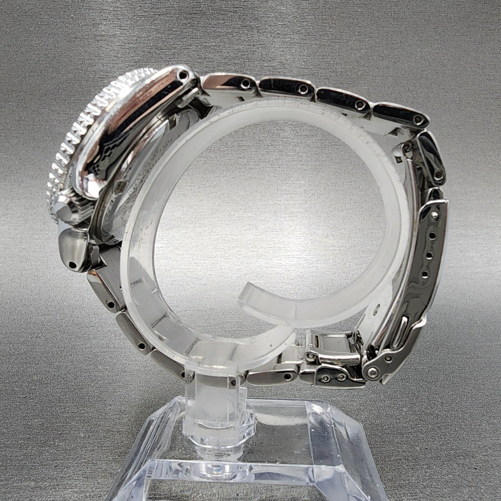Seiko Perpetual Calendar Scuba Watch Men 39mm Black Dial Steel 8f3500a0 New Bat6