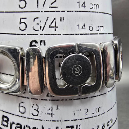 Movado Dolca Watch Women 24mm Silver Dial Silver Tone Square 84 A1 1310 New Batt10