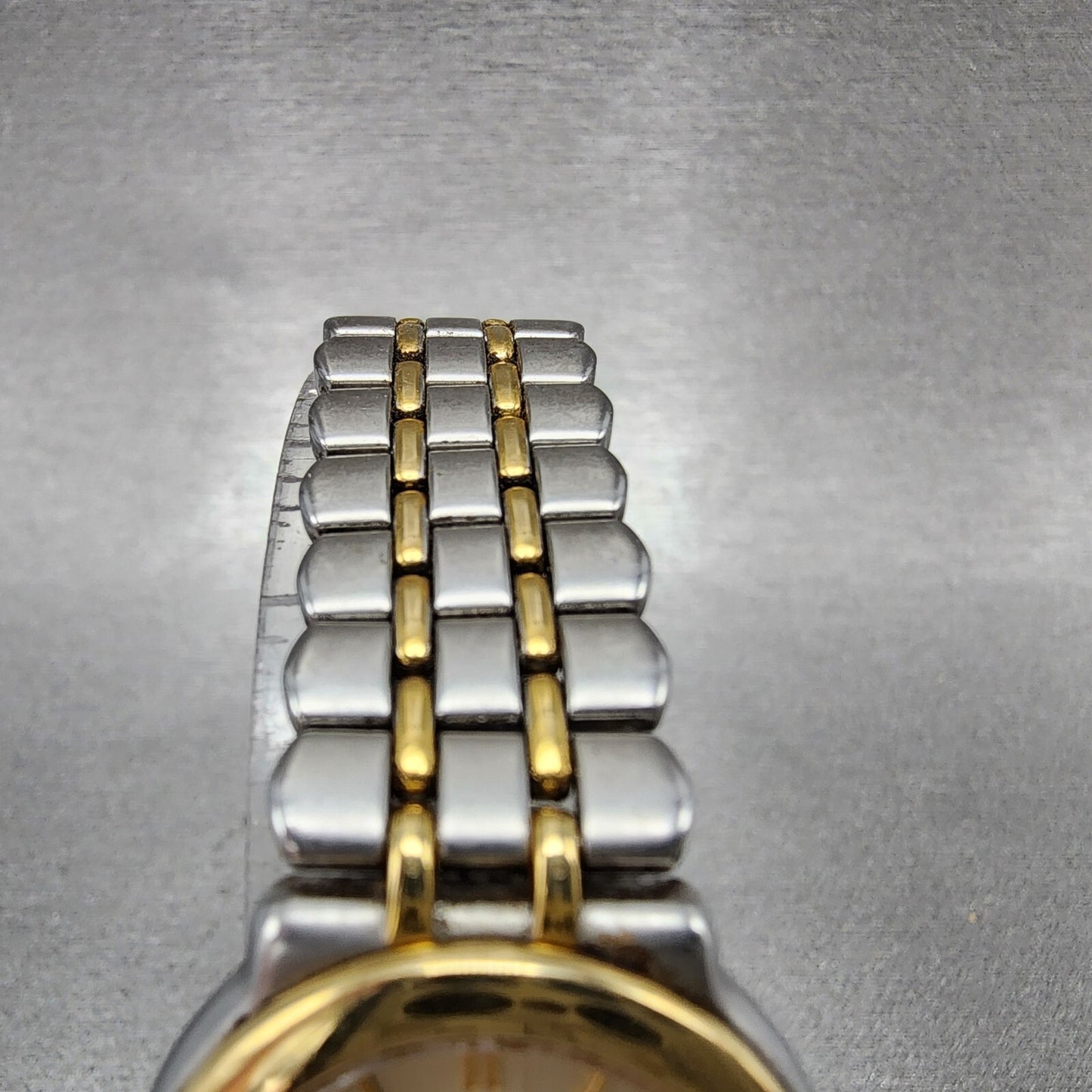 Yves Saint Laurent Watch Women 24mm Champagne Dial Two Tone Round new Battery4