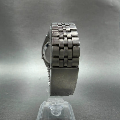 Citizen Eagle 7 Automatic Watch Men 34mm Gray Dial Silver Tone Daydate PARTS VTG8