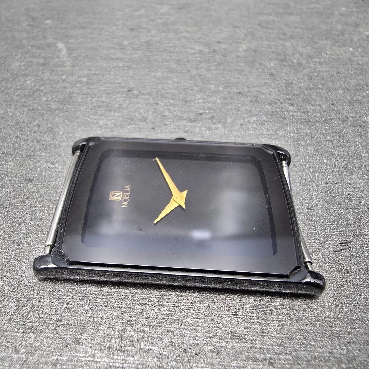 Citizen Noblia Tank Watch Men 24mm Black Dial Black Tone 4621-E63140 PARTS4