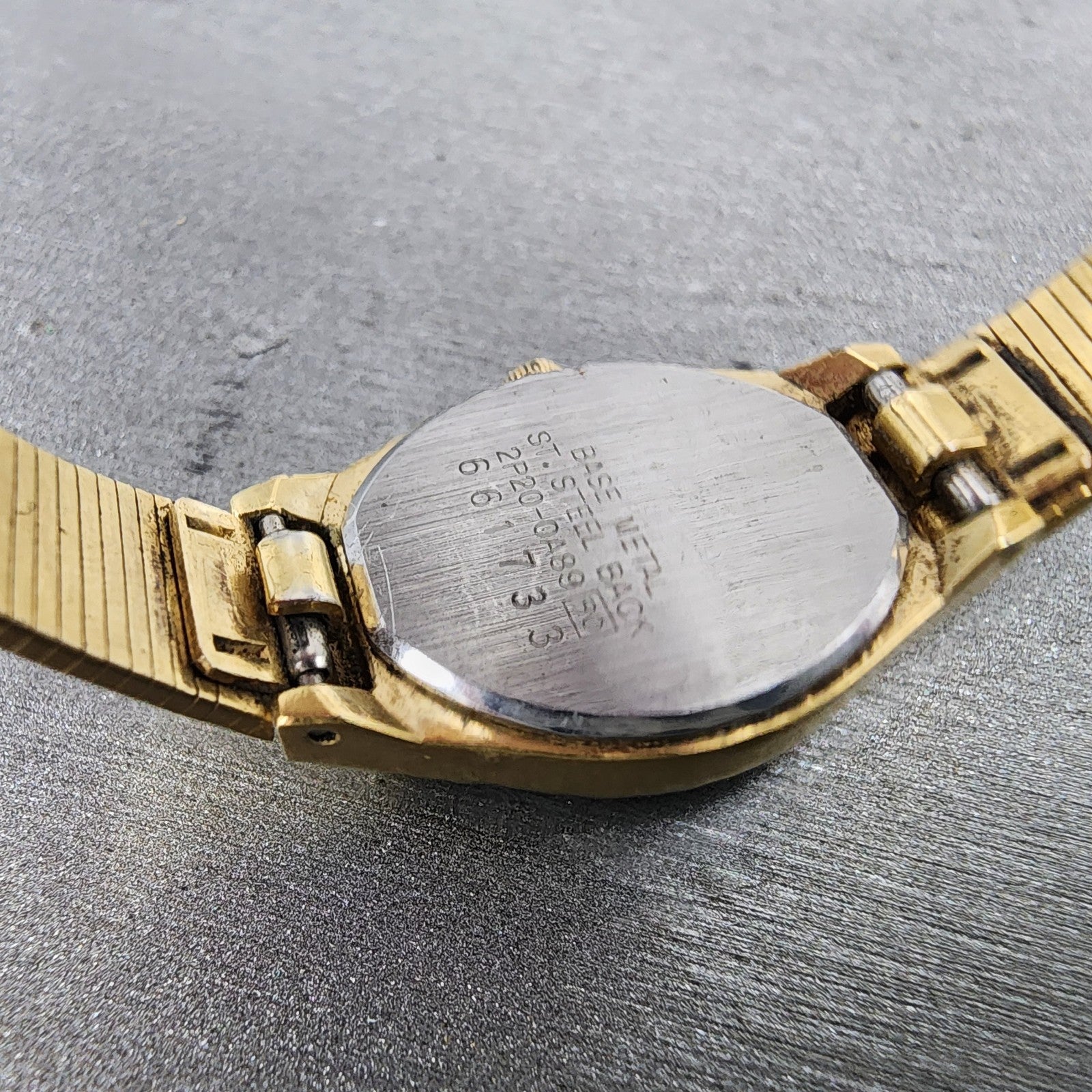 Seiko Watch Women 18mm Brown Dial Gold Tone Round 2P200A89 New Battery VTG9