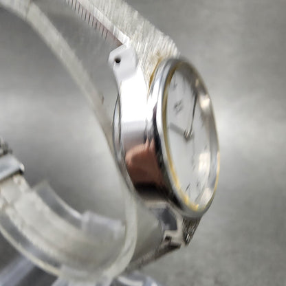 Seiko Watch Women 23mm Silver Dial Silver Tone Round 43010010 New Battery3