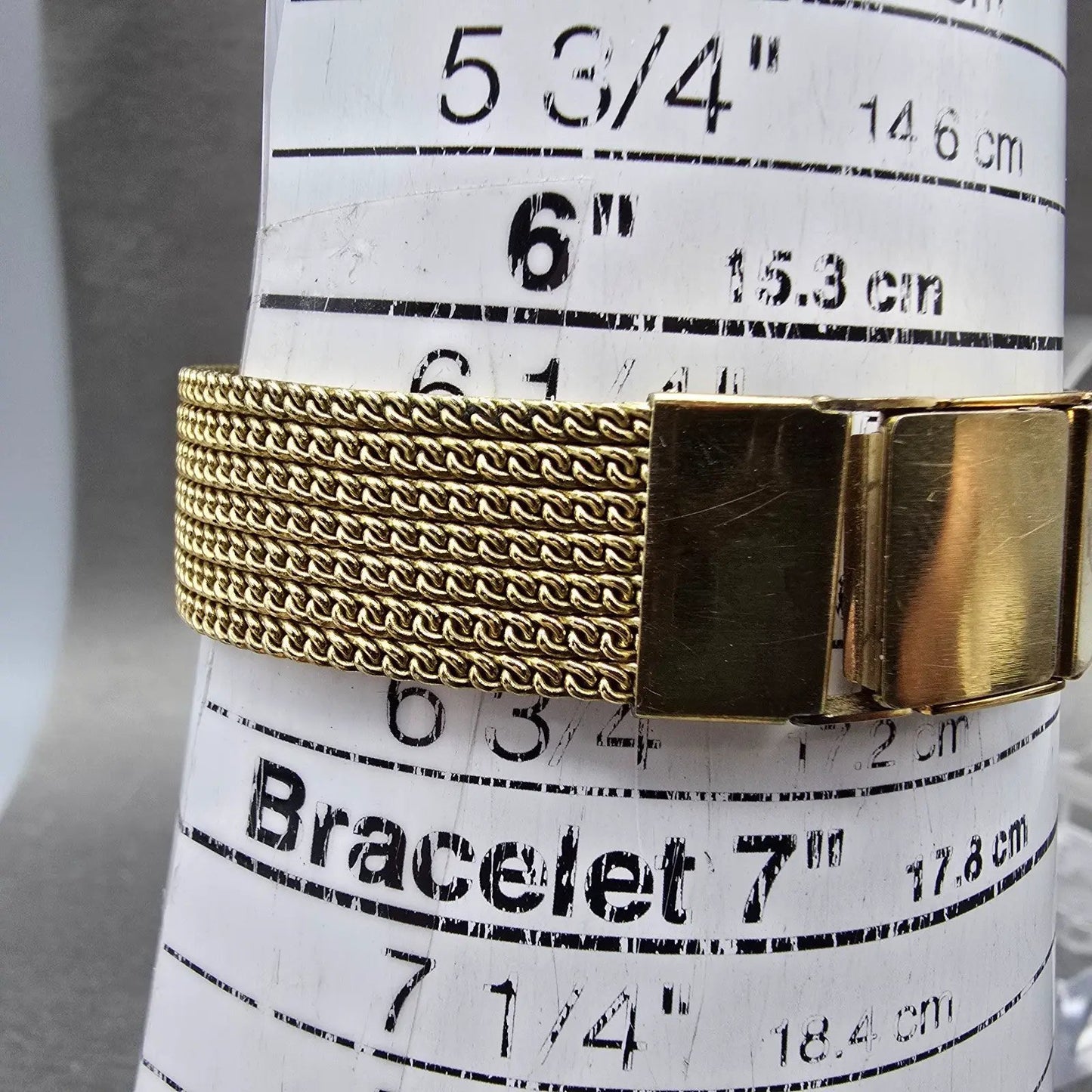 Bulova Watch Women 18mm Gold Dial Gold Tone Rectangle Mesh Band New Battery10