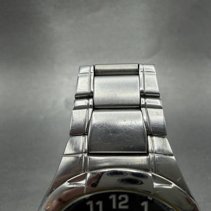Casio Edifice Watch Men 39mm Black Dial Silver Tone Date EF-109 New Battery4
