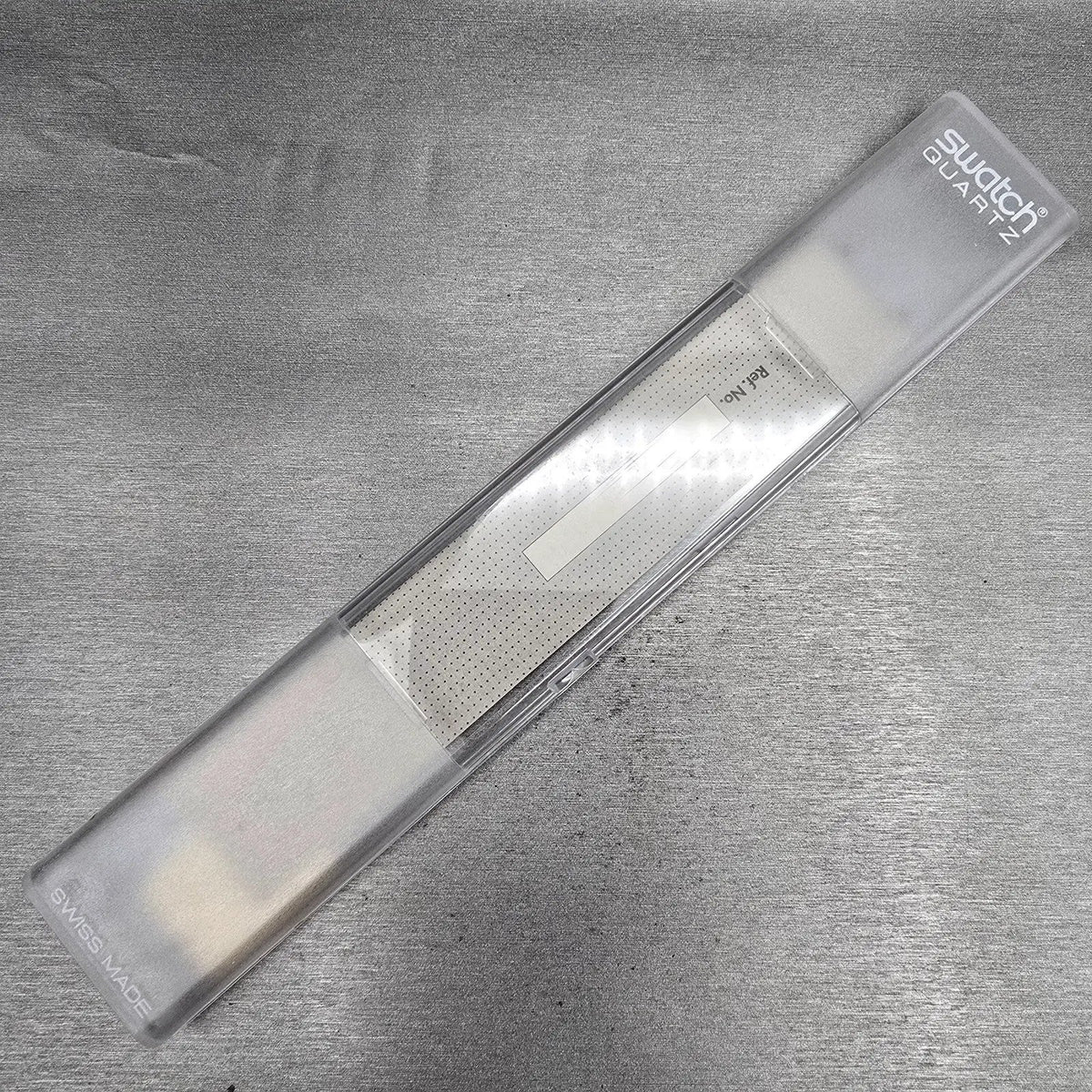 Swatch Sole Mio Watch Men 34mm Blue Dial Green Case GM124 New Battery NOS15