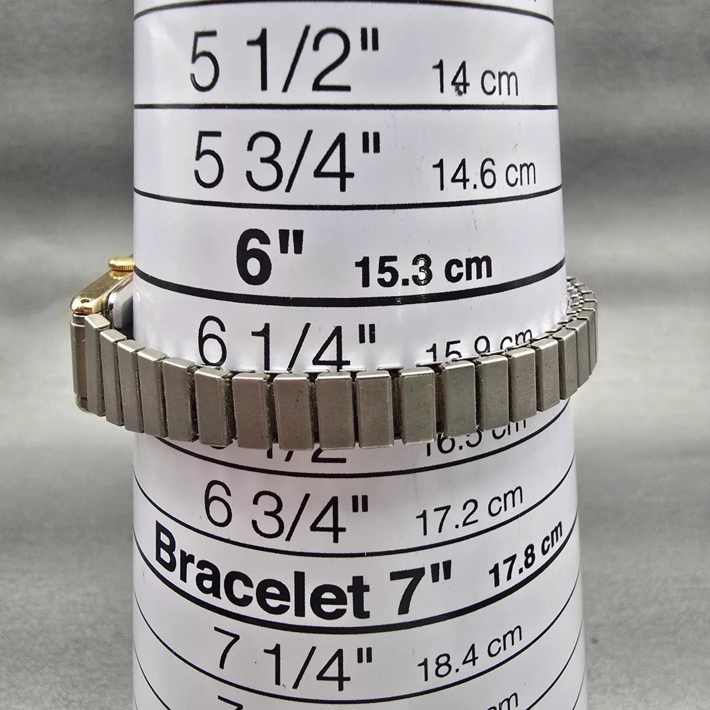 Seiko Watch Women 13mm Gold Dial Gold Tone Rectangle 2E20-6120 New Battery VTG9