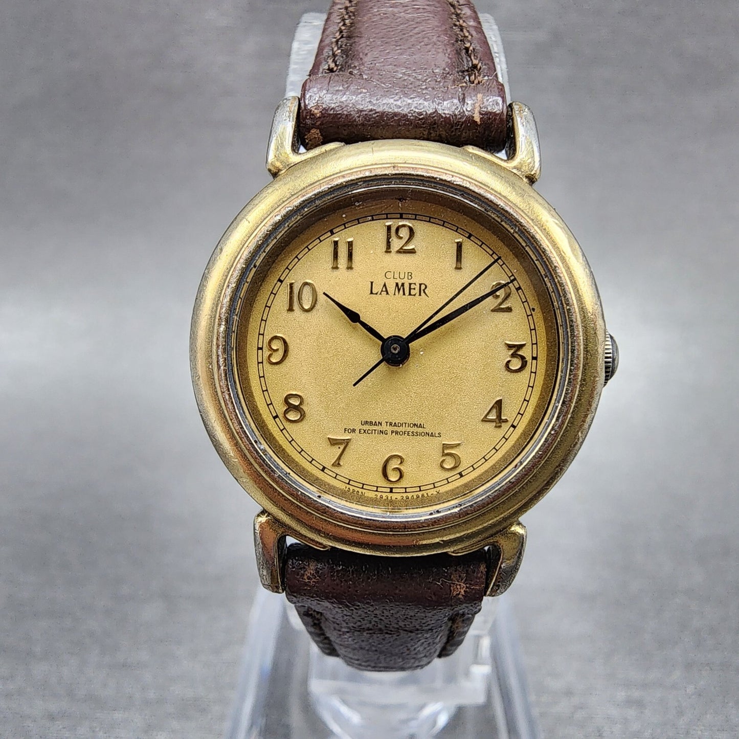 Citizen Club Lamer Watch Women 23mm Gold Dial Gold Tone Round New Battery VTG0