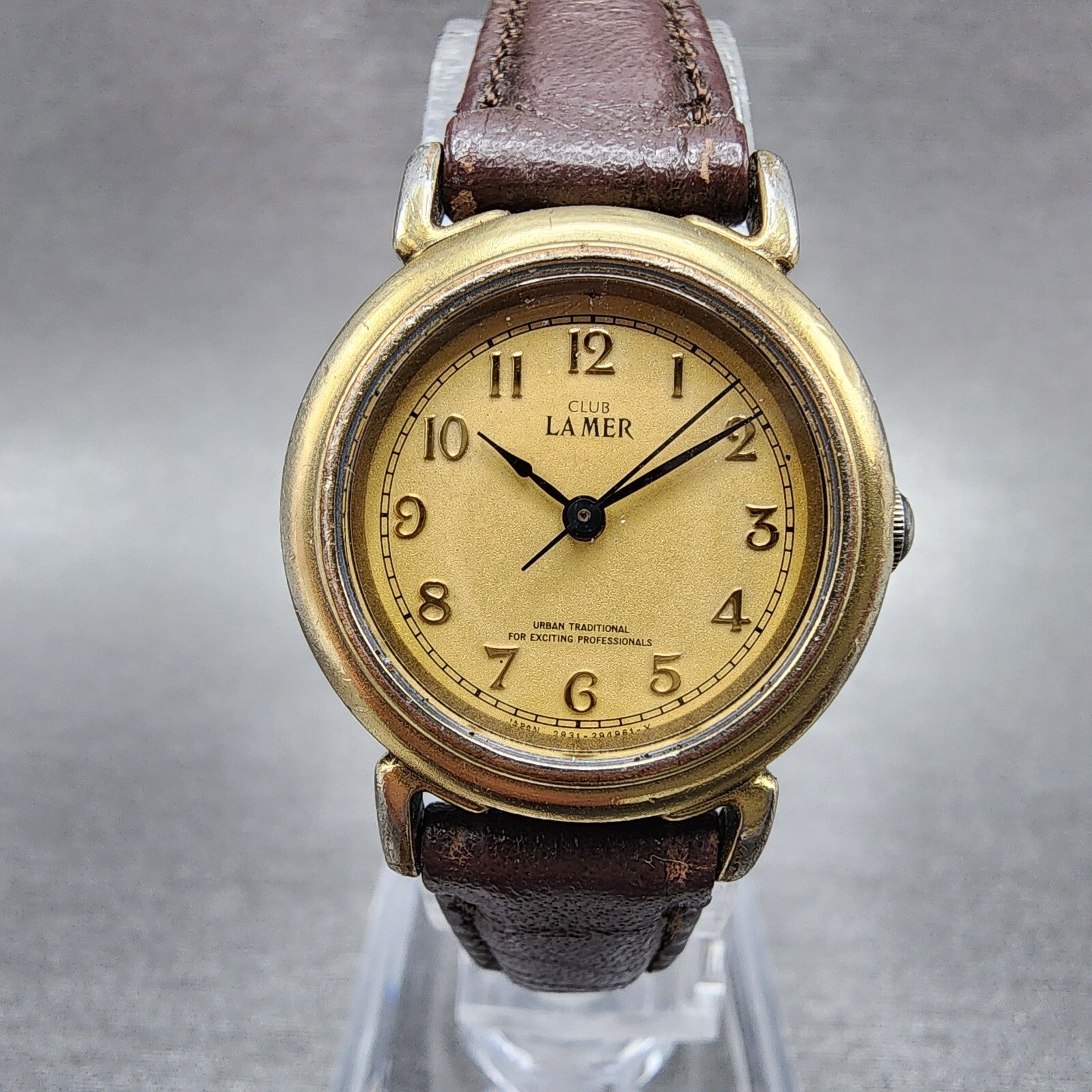 Citizen Club Lamer Watch Women 23mm Gold Dial Gold Tone Round New Battery VTG0
