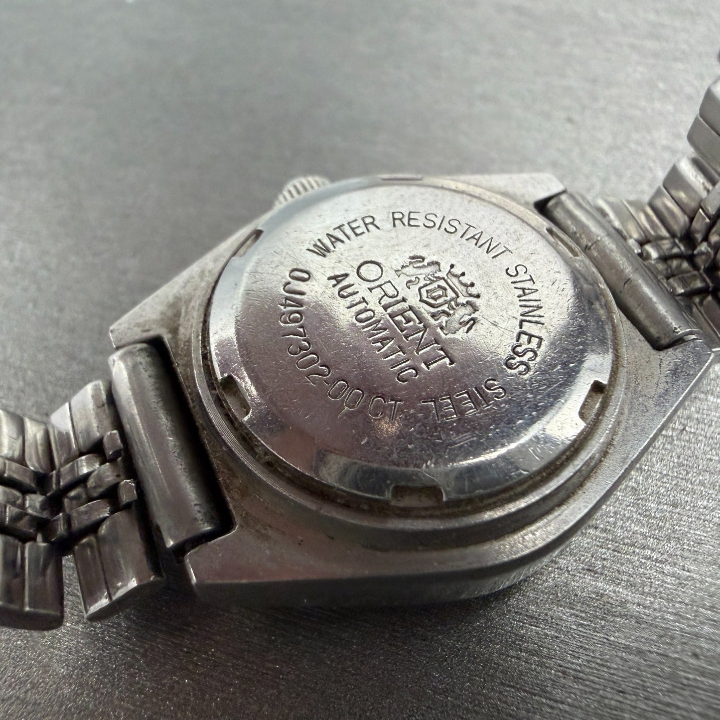 Orient Minimatic Watch Women 25mm MOP Dial Steel Date Crystal 21 Runs 0J4973029