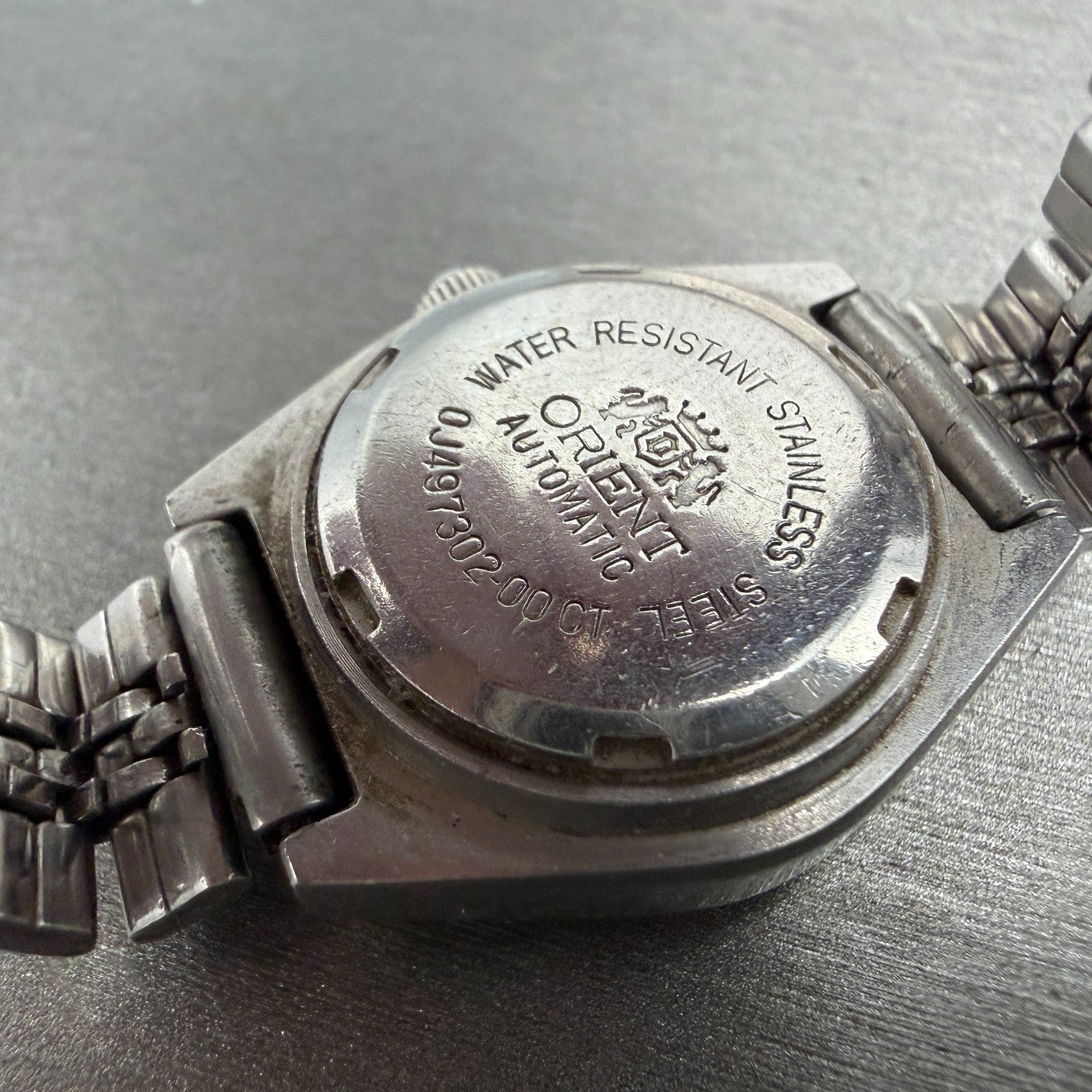 Orient Minimatic Watch Women 25mm MOP Dial Steel Date Crystal 21 Runs 0J4973029