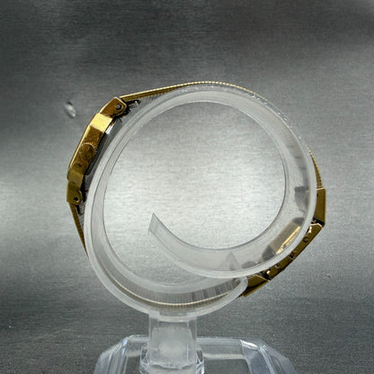 Pulsar Watch Women 16mm Champagne Dial Gold Tone Octagon V232-5790 New battery6