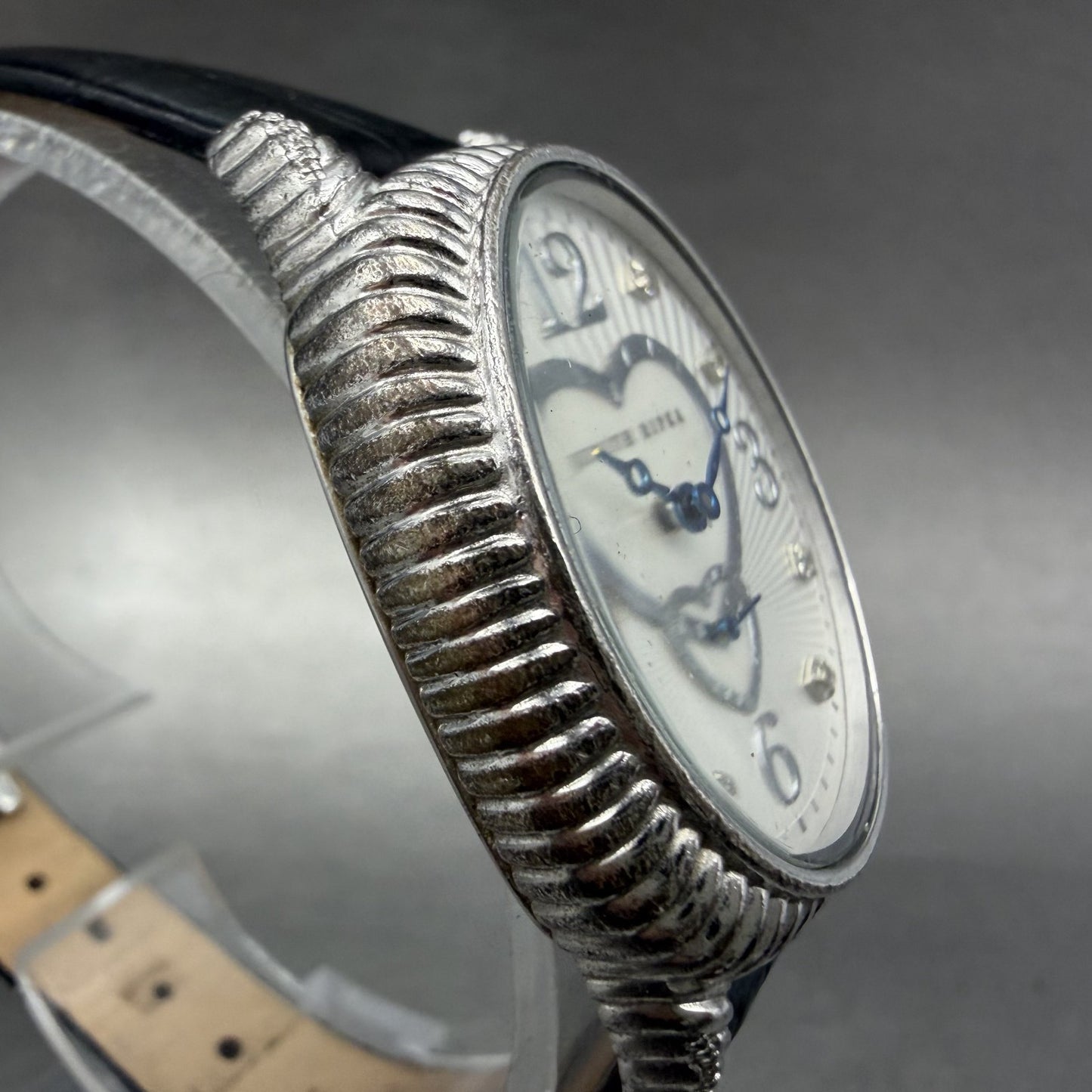 Judith Ripka Watch Women 29mm White Dial Sterling Silver Oval New Battery3