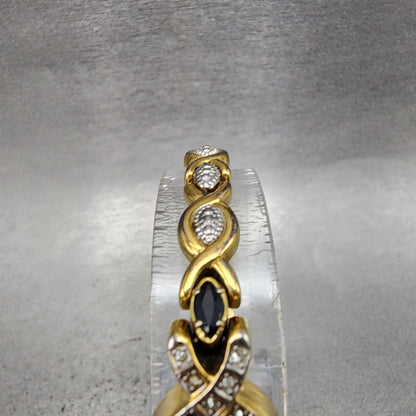 Elgin Watch Women 17mm Champagne Dial Gold Tone Oval EG117 New Battery4