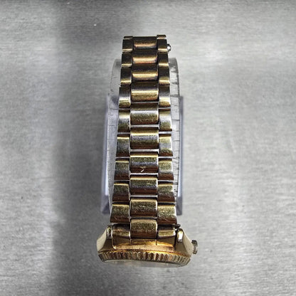Seiko President Watch Women 24mm Gold Dial Gold Daydate Round 2A23-0039 New Batt4