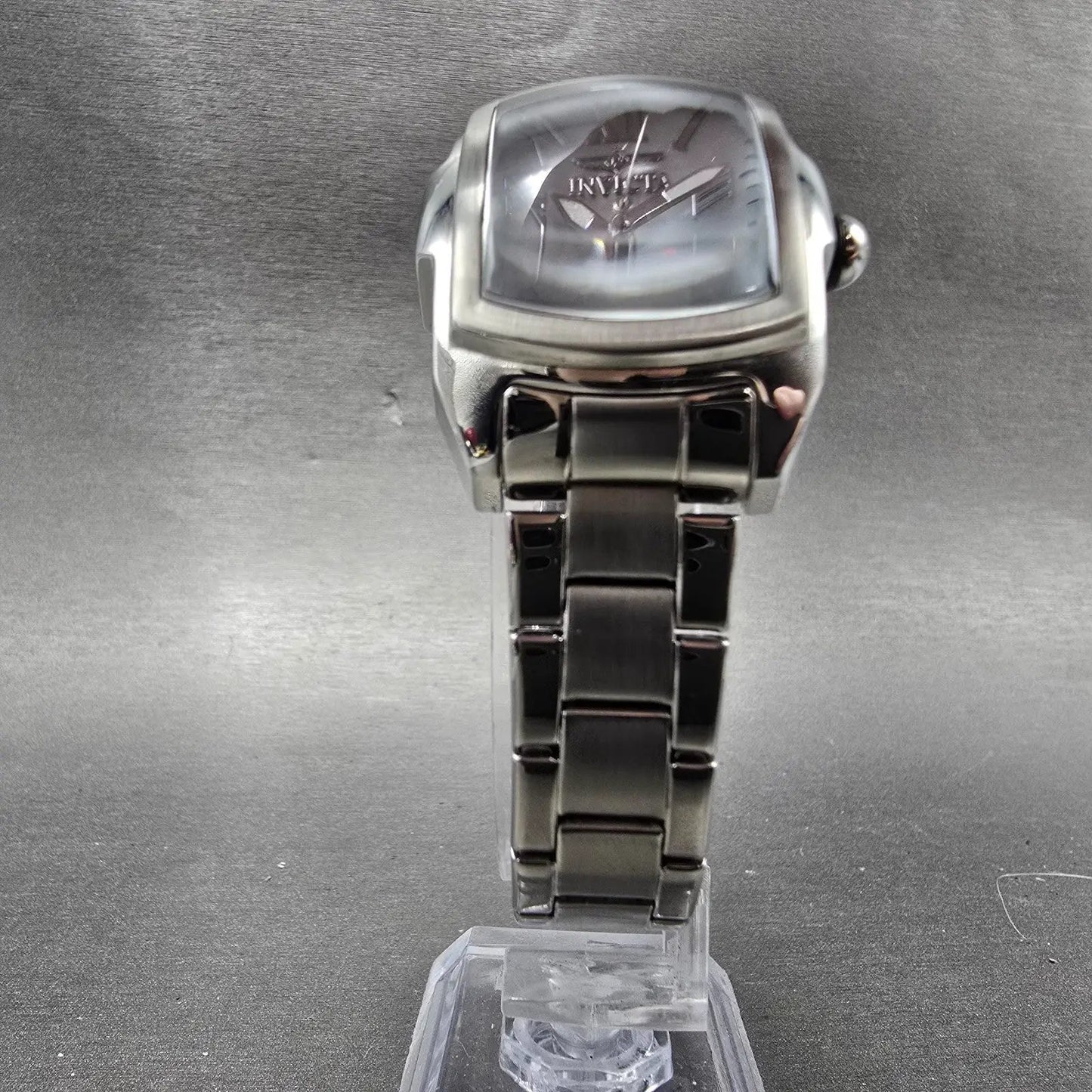 Invicta Lupah Watch 29mm MOP Dial Silver Tone Rectangle 19791 New Battery JNJN5