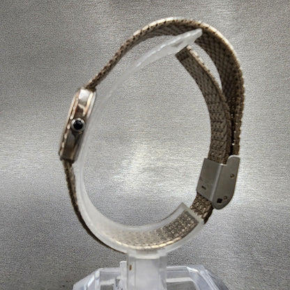 Nivada Watch Women 21mm Silver Dial Silver Tone Square N22724 New Battery4