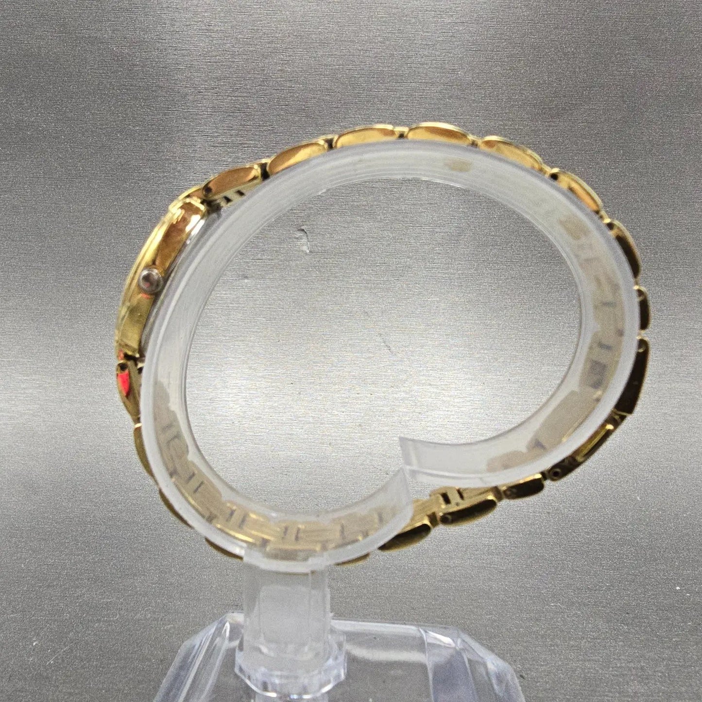 Citizen Eco-Drive Watch Women 18mm MOP Dial Gold tone Oval B023-S019206 Runs7