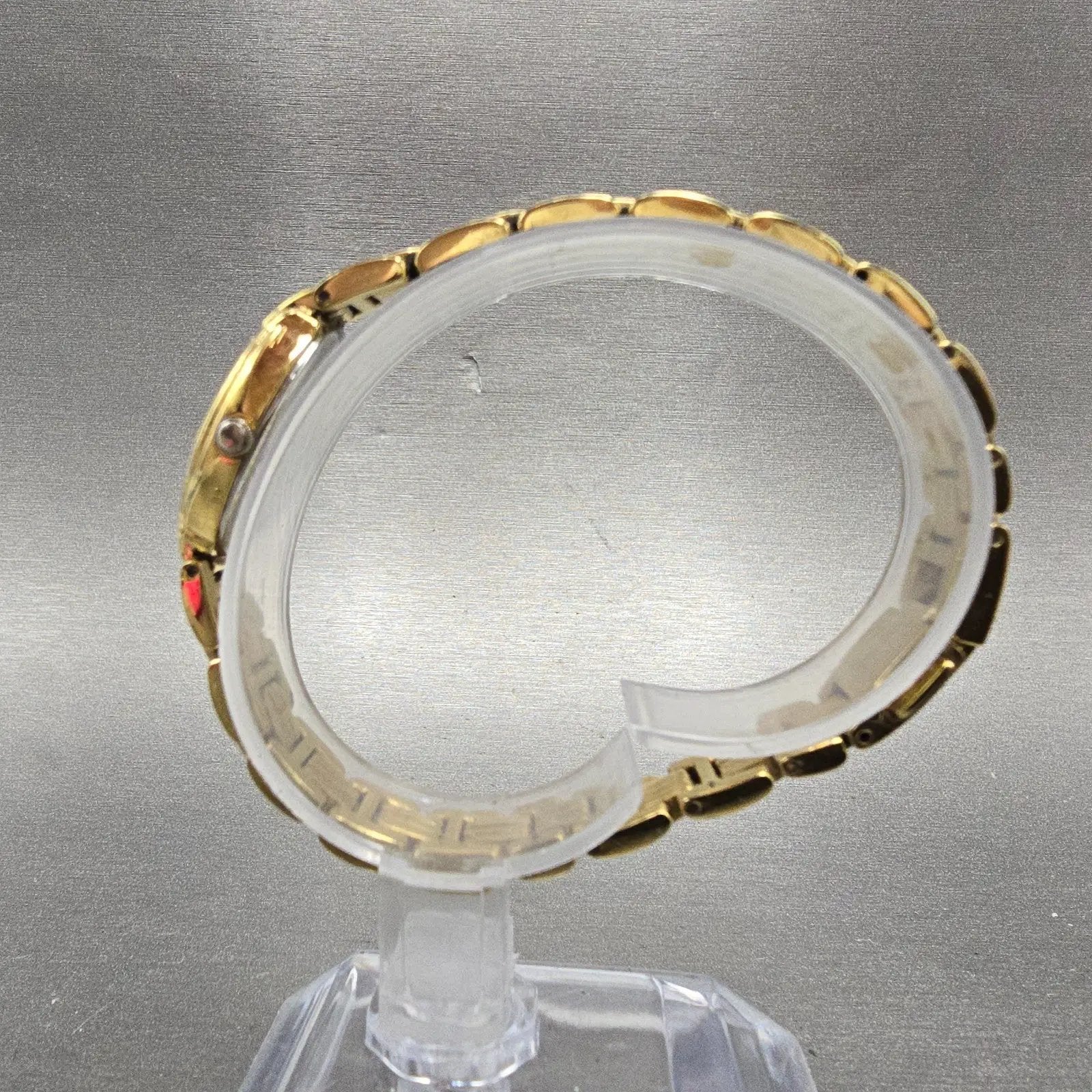 Citizen Eco-Drive Watch Women 18mm MOP Dial Gold tone Oval B023-S019206 Runs7