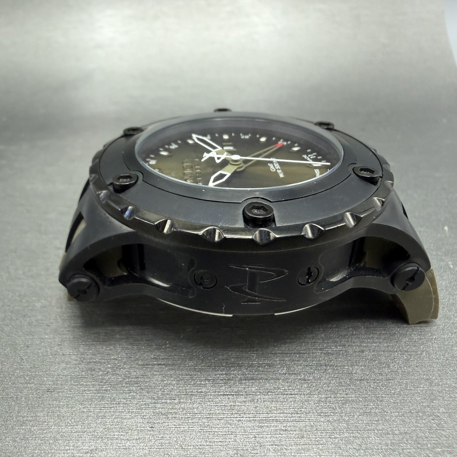 Invicta Reserve Subaqua GMT Watch Men 52mm Green Dial Black Date 12057 New Batt3