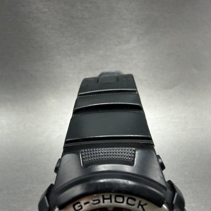 Casio G-Shock AW-590 Watch Men 47mm Black Tone Gray Bezel Alarm Chrono New BattL4