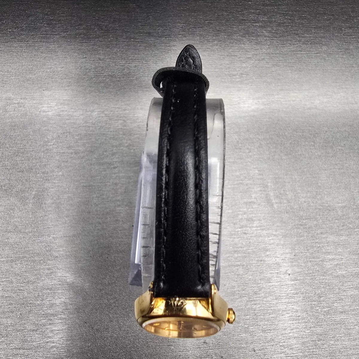 Seiko Watch Women 19mm Gold Dial Gold Tone Round 1N01-0E19 New Battery VTG JP 54