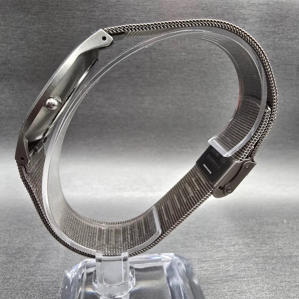 Skagen Watch Men 37mm Black Dial Titanium Date Round 233XLTTM New Battery FTG6